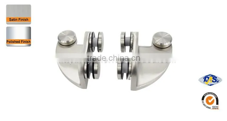 Hairline Brushed Wooden/Shower Door Pivot Hinge