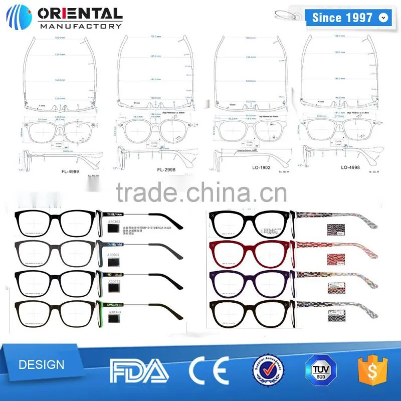 Hot sales Round design Sunglasses with PC lens 2016 Bamboo glasses