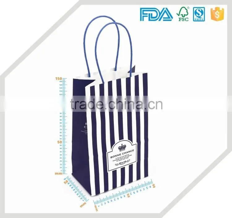 Cheap stand up printing surface private label shopping paper bag wholesale