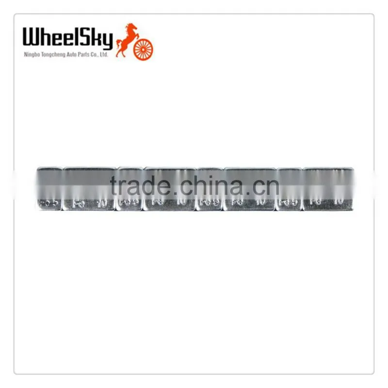 Wheel Balance Weight Steel Adhesive Zinc Plated And Black Powder Coated