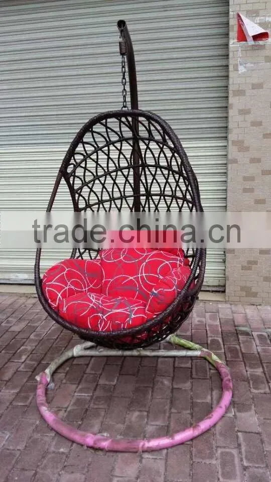 Angle tear shape hanging chair lounge chair