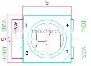 RGB LED strip digital led strip 60/m WS2812B