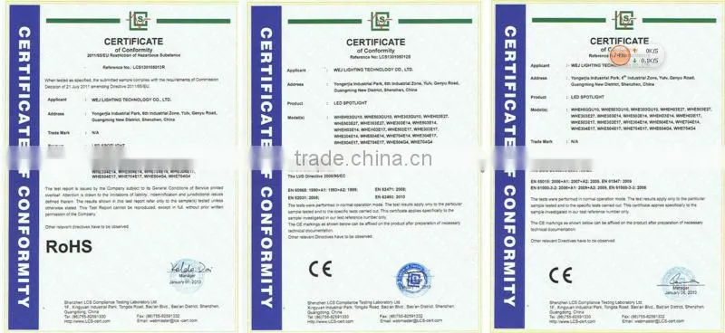 led light aluminum and plastic housing gu10 for all kinds of application 520lm CRI>80 led spotlight gu10 7W