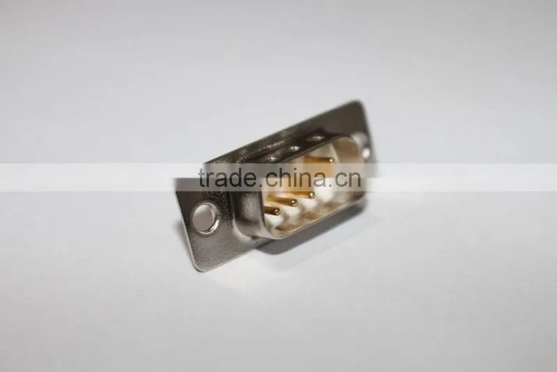 D-sub db connector for wire male 9 pin