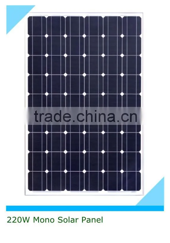 220W Mono Solar Panel