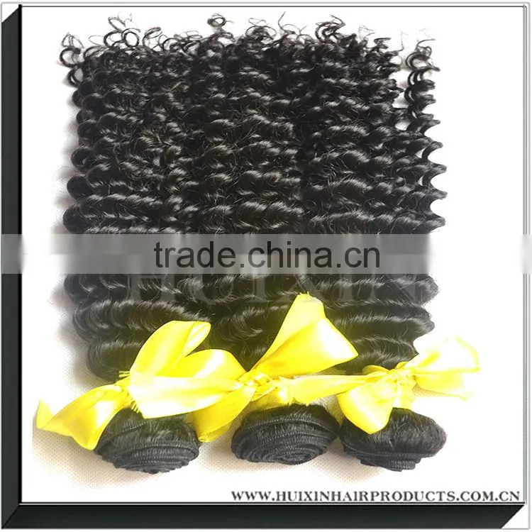Unprocessed bohemian curl human hair weave