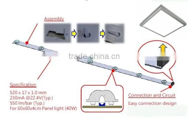 hot sell super quality led panel light 600*600mm 36w led light