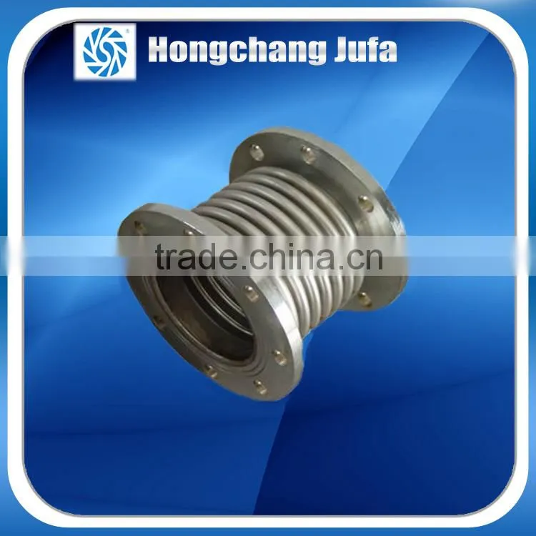 Axial internal compression flange end expandable braided sleeving