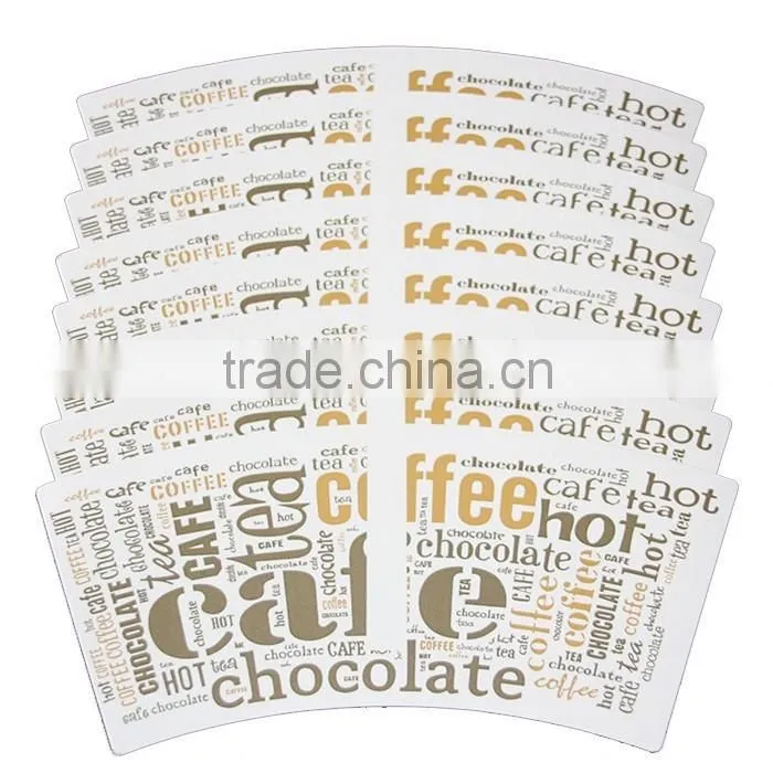 Hangzhou Lvyang/GoBest Round Custom Printed Disposable Paper Plate paper cup fan