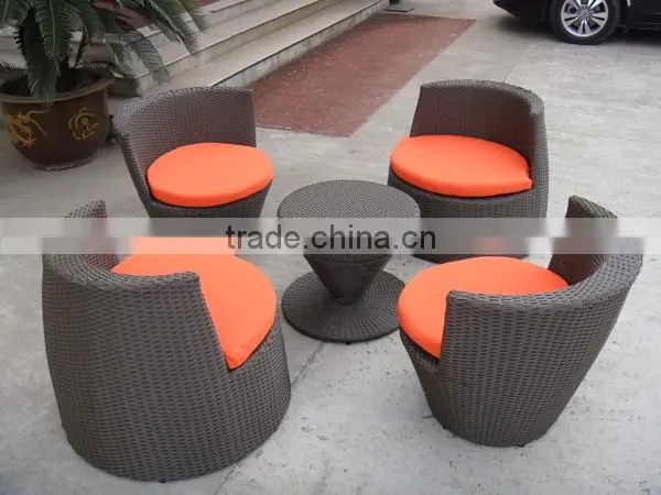 Unique Rattan Stacking Sofa Bullet Shape For Sale