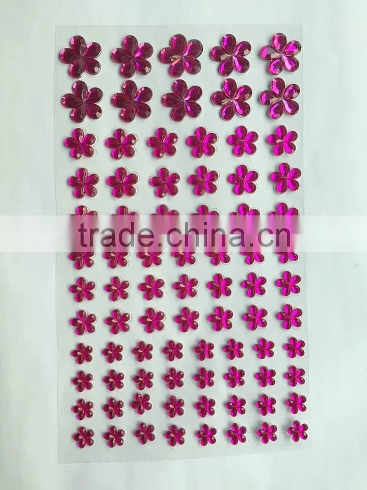 heart shape jewelry/rhinestone/crystal sticker