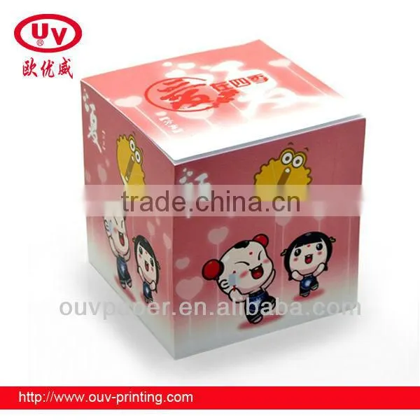 blank note cubes,paper block note cube memo cube