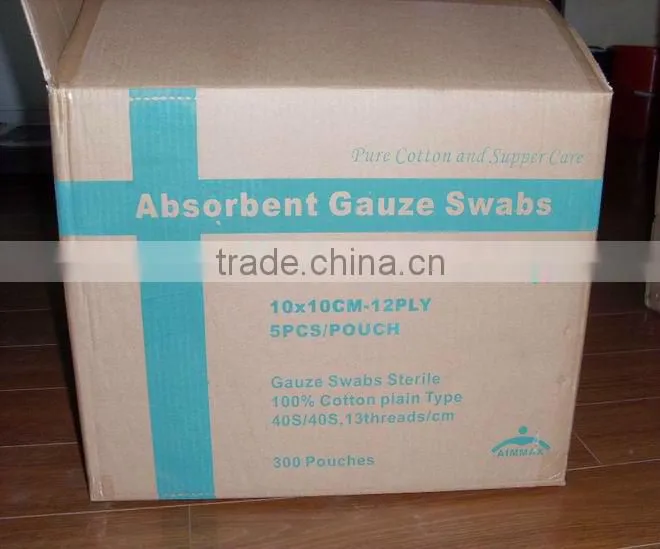 Disposable surgical absorben cotton Gauze Swab