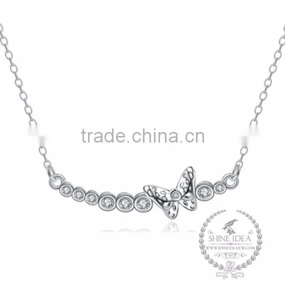 925 sterling silver butterfly necklace fashion women necklace supplies 6360436