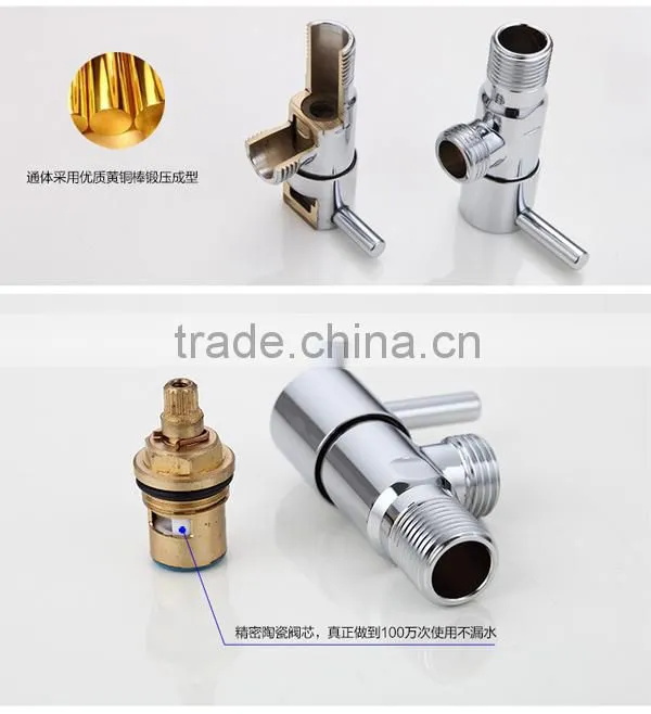 Deltar 24-05 brass triangle valve, chrome plating water angle valve core