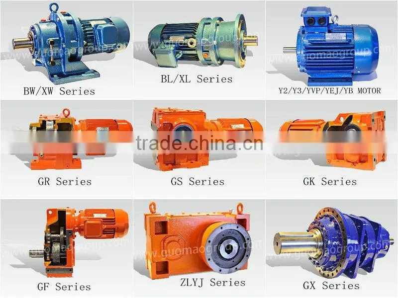 GUOMAO SZ Series speed reducer for best quality conical twin-screw extruder