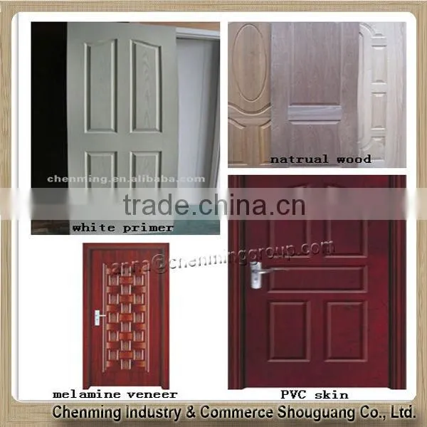 2150*820*40mm pvc / melamine / white primer door for interior