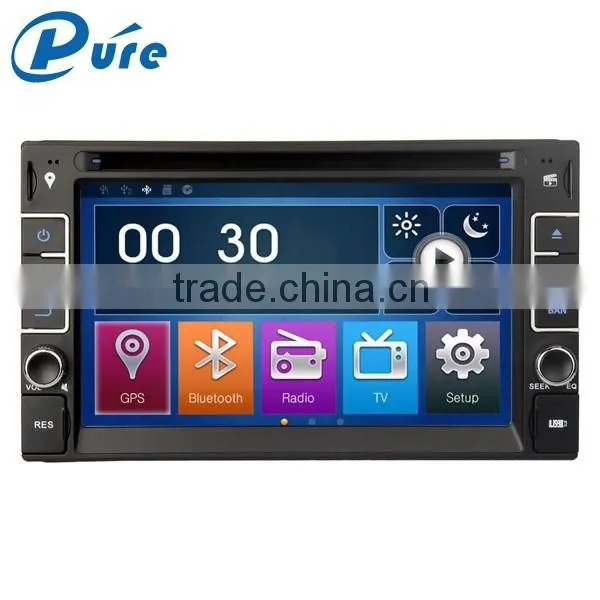 3G Car DVD Player with 256M RAM 6.2 Inch Double Din DVD Player Bluetooth Player