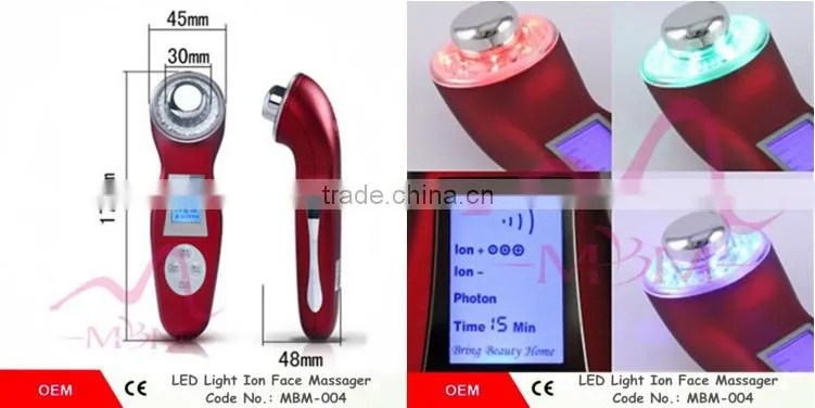 Zhengzhou Gree Well 10 years LED light therapy manufacture high quality beauty devices, PDT, face massager, ion and sonic