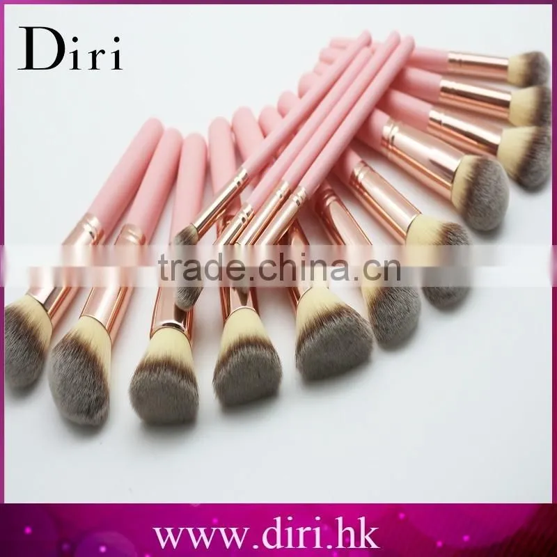 15pcs Cosmetic Makeup Brushes Set Professional Foundation Sponge Makeup Sets