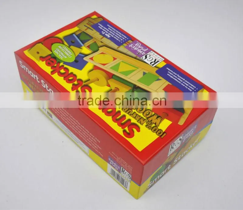 wood puzzle paper packaging boxes
