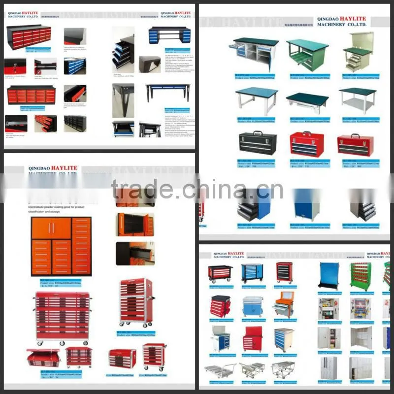 metal single slide rail W2850mm*D800mm*H950mm without backwall work bench