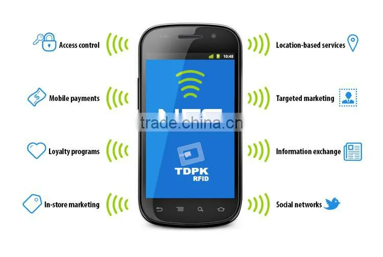 uhf smart rfid stick label for targeted marketing