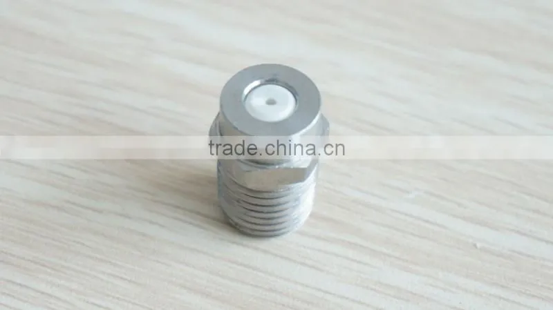 "1/4"sewer nozzle internal flow diverter