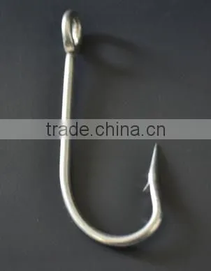 High-carbon Steel Ringed Fishing Hook, similar Mustad 2330 Kirby Sea Hook