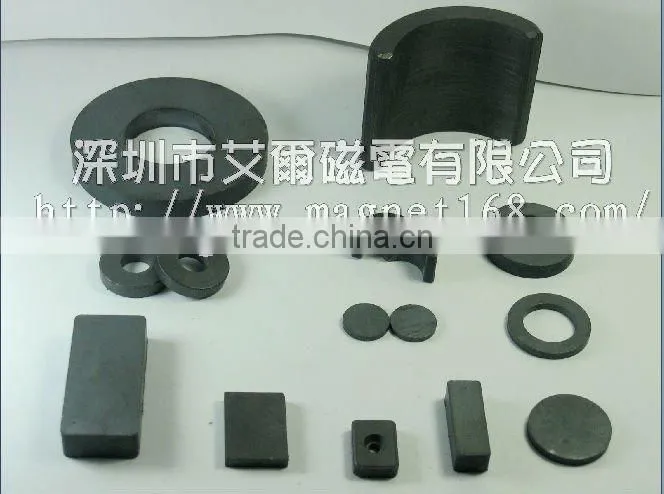 Y30 grade square shaped ferrite magnet