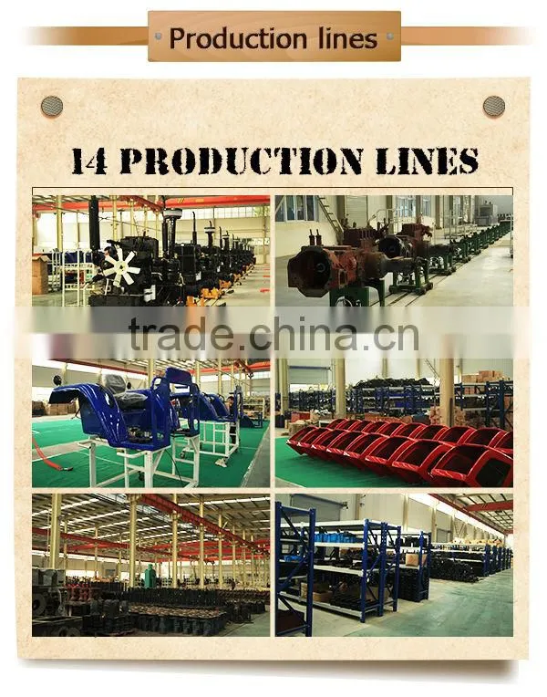With CE certification QLN504 50hp 4wd new farm tractors