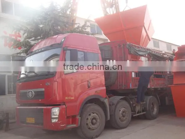 Industrial raw materials storage feeding steel hopper