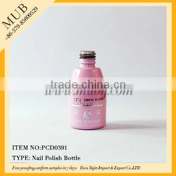 5/10/15/20ml nail uv gel bottle,empty nail polish bottle with brush