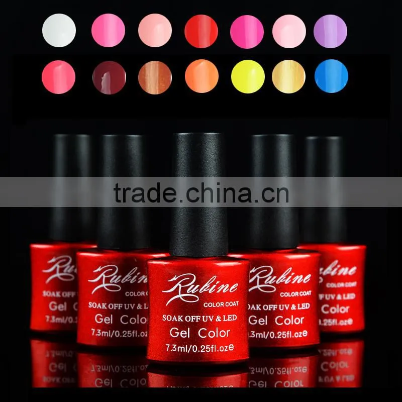 2016 Cheap Gel Nail Polish The Lowest MOQ Colorful UV Gel Nail Polish