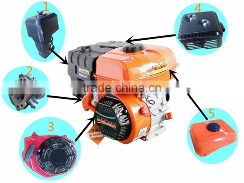 Air-cooled,OHV powerful, small gasoline engine, excellent petrol motor