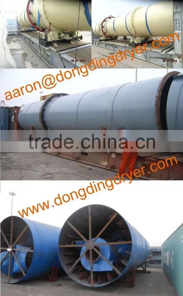Not fire Wood Sawdust Dryer/Wood Chips Rotary Drum Dryer with High Efficiency