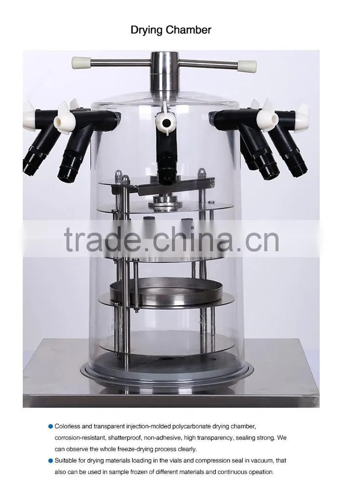 Lab Use Chemical Tabletop Freeze Dryer