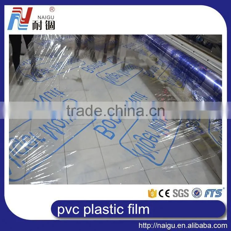 Plastic Film PVC Printed sheet clear plastic pvc mattress cover