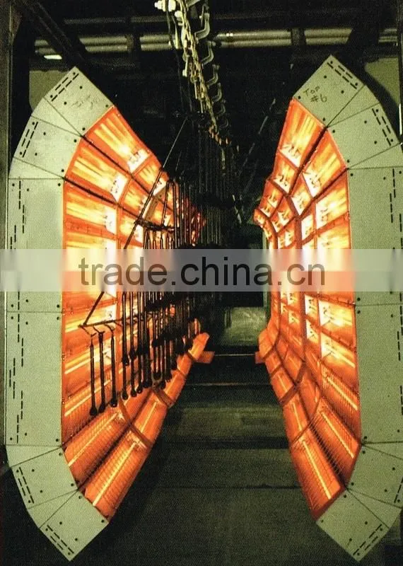 heat element, infrared heater lamp for ballistic glass with CE, 5000 hours