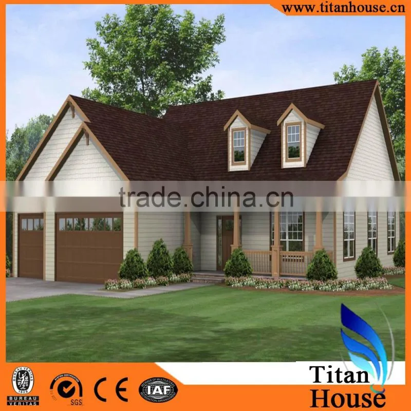 Modern Low Price Prefab light steel structure Villa/ Prefabricated House