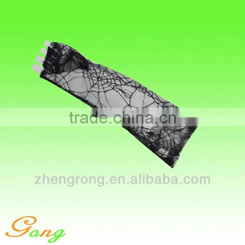 Fashion Short Tulle Wedding Gloves