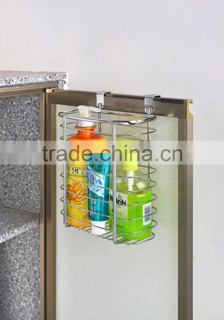 Wholesale Kitchen Accessories Black Kitchen Metal Cabinet Storage Basket