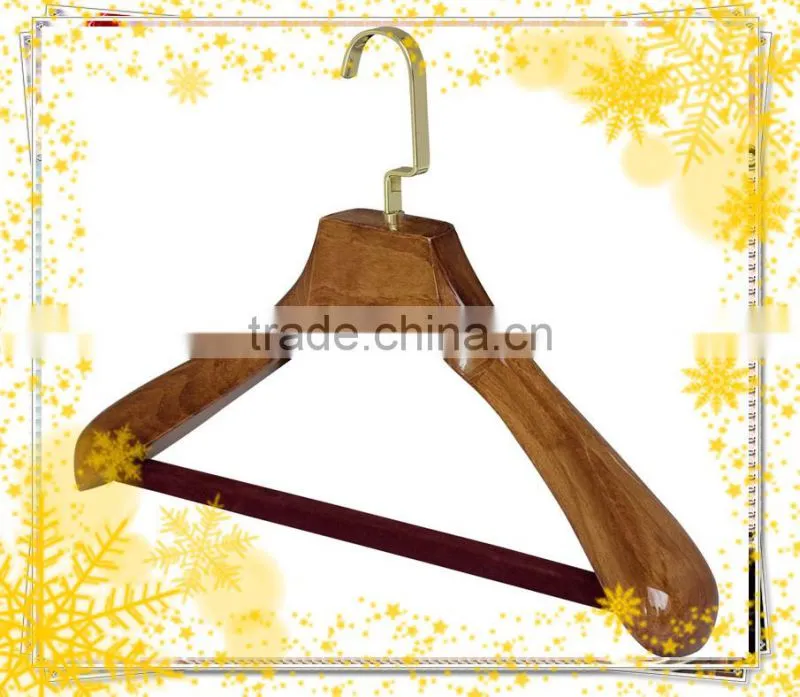 Hotsale high quality Wholesale colored wooden cloth hanger