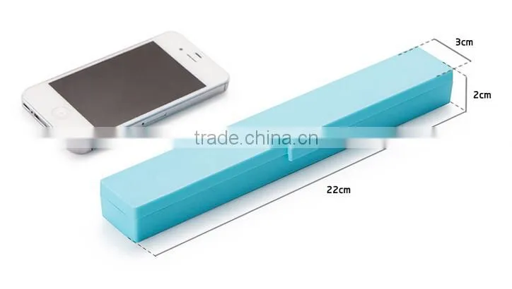 X012 Portable travel toothbrush case rectangle toothbrush box plastic toothbrush storage box