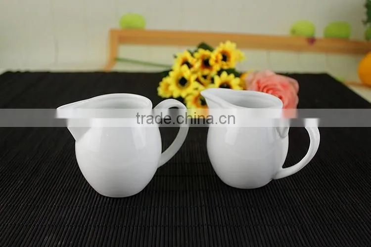 Factory direct wholesale WHITE ceramic or porcelain milk pot