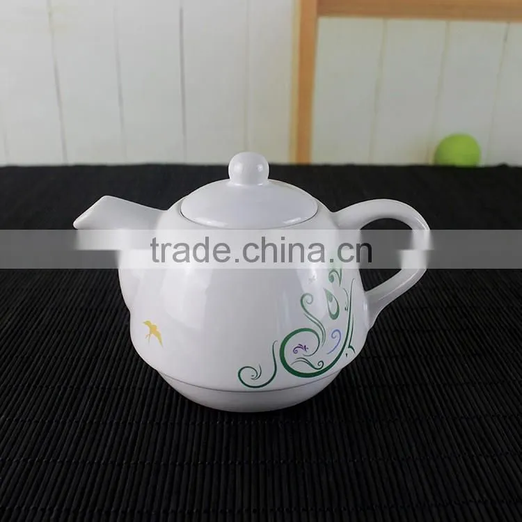 Chaozhou factory direct wholesale combination of teapot & bowl, ceramic turkish tea pot