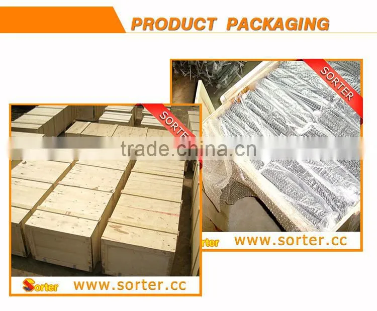 Sorter golden aluminum alloy metal cloth for folding screen