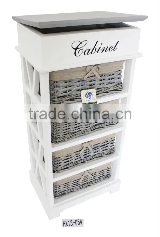 2013 newly arrival vintage furniture closets of woven drawer