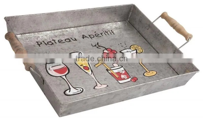 silver plated serving trays