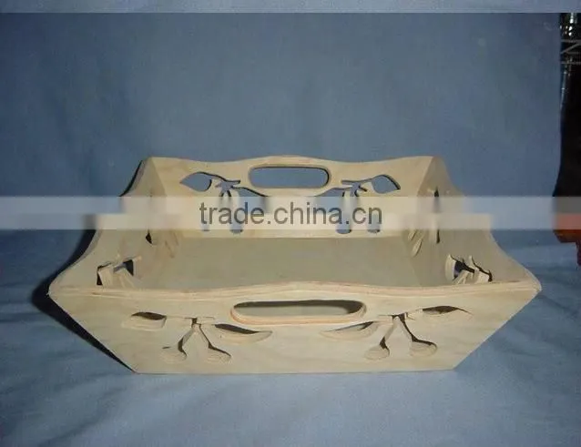 lacquered small wooden tray wholesale